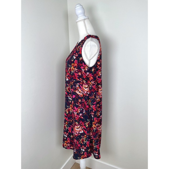 Halogen Floral Print Sleeveless Dress - Casual Summer Size MED - Picture 4 of 11